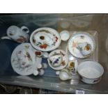 A quantity of Royal Worcester gilt rimmed ''Evesham'' including oval tureen, cups and saucers,