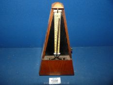 A French Metronome, 9 1/2" tall.