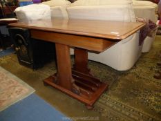 A circa 1900 rectangular Mahogany Table/Coaster for extending dining table leaves,