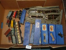 A good quantity of early 'Hornby Dublo' by Meccano train set,