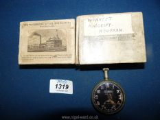 A WWII military pocket watch no. 2238 A.G. Moise Dreyfuss, mark IV. A.