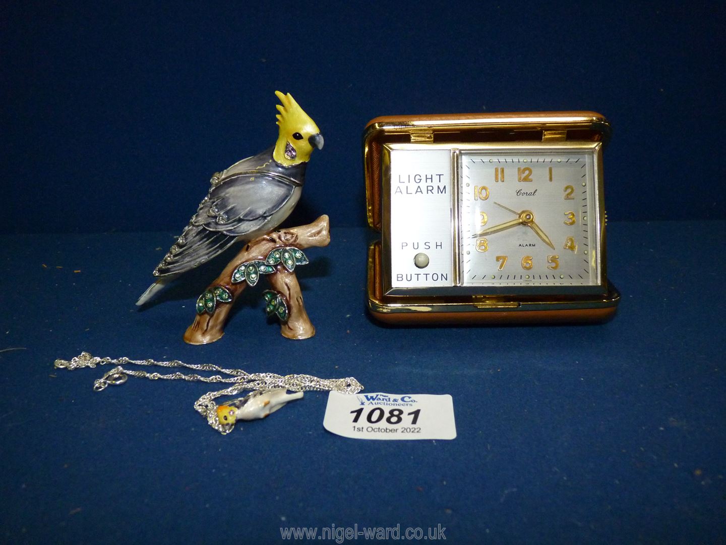 A boxed 'Hidden Treasure of Cockatoo' with miniature pendant inside head, - Image 2 of 2