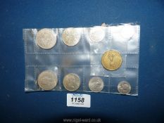 A quantity of Queen Elizabeth 1963-66 coins, six pence, one shilling, two shilling, half crown,