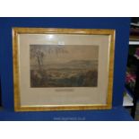 A framed and mounted Lithography by Newman & Co. 'Newport, Monmouthshire', 30 1/4'' x 25''.