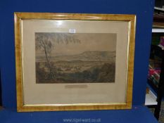 A framed and mounted Lithography by Newman & Co. 'Newport, Monmouthshire', 30 1/4'' x 25''.