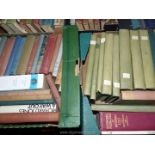 Two boxes of books to include; International Affairs 1947,