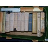 A box of books to include; Winston Churchill's second world war,