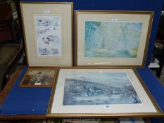 Three signed Welsh prints to include; Steven Jones, Gwyneth Tomos and Philip Snow,