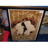 A framed advertising Print by Weiluc 1900, Demandez Partout Le Frou-Frou.