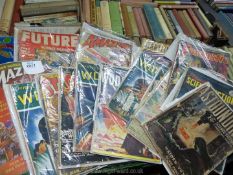 A quantity of magazines to include; Future Science Fiction 1952, Amazing Stories no.