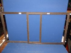 A pair of wooden picture Frames 26" x 22" frame, aperture 24¼" x 19¾".