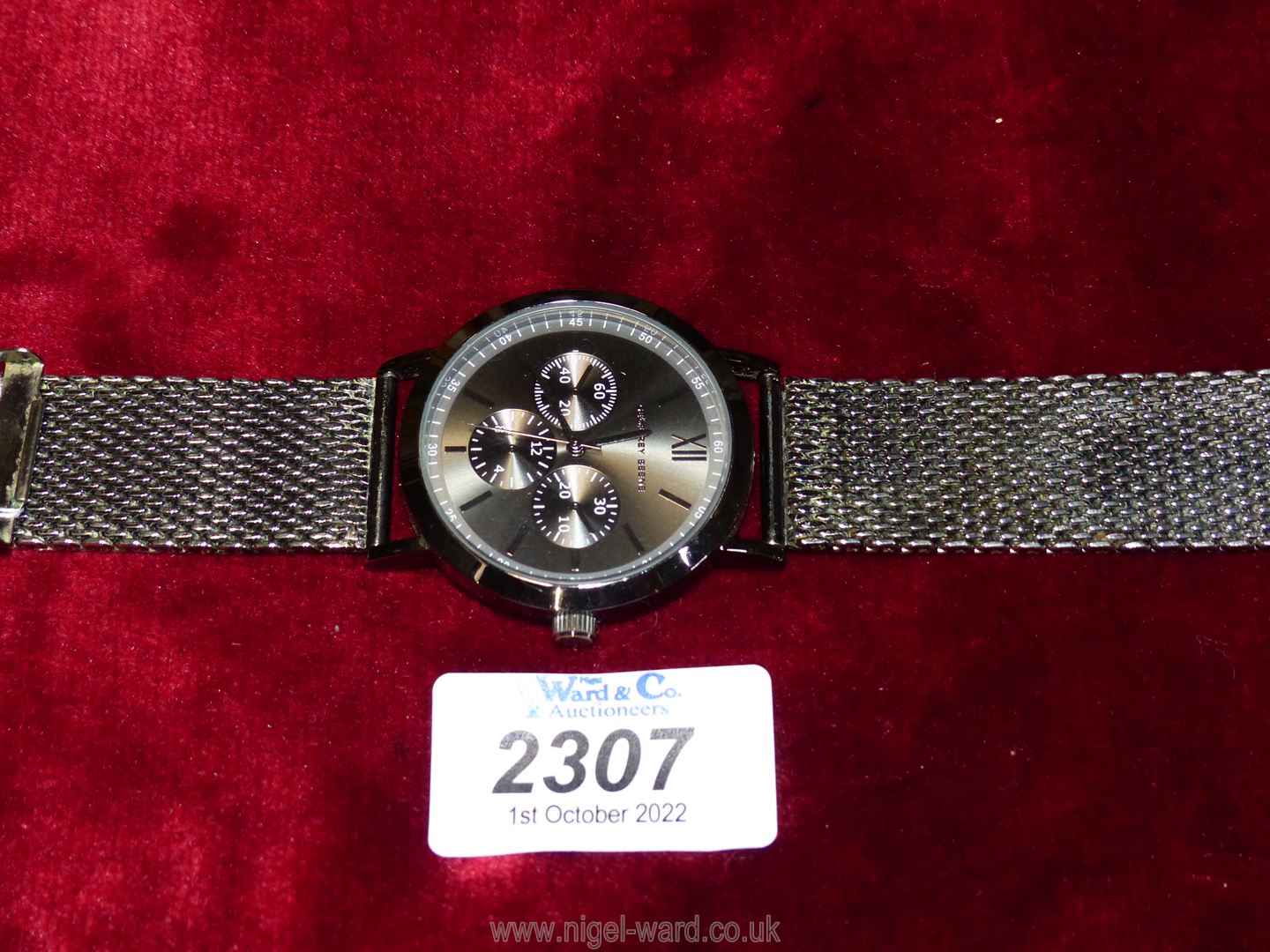 A Geoffrey Beene Quartz watch. - Image 3 of 3