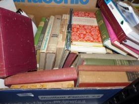 Two boxes of books to include The Soul of India by Howells, The Generous Earth by Philip Oyler,