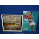 An advertisement on board for Jockey sport Underwear and an Oil painting of Ducks returning to the