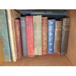 A box of old books to include; The Kitbag Travel books London Town,