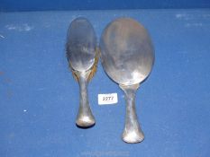 A Silver Brush and mirror set, London 1931/2.