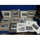 A quantity of etchings to include; Builth, Shrewsbury, Tintern Abbey, Bala Lake, etc.