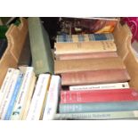 Two boxes of books to include; The Native Grounds, Pepys The Years of Peril,