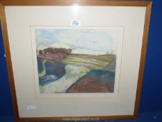 A framed and mounted Limited Edition Lithograph no.