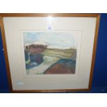 A framed and mounted Limited Edition Lithograph no.