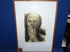 A framed and mounted Limited Edition Print no. 17/55 'L.