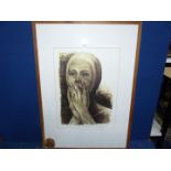 A framed and mounted Limited Edition Print no. 17/55 'L.