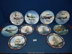 Coalport plates including 'Reach for the sky', one Royal Kendal 'Battle of Britain',