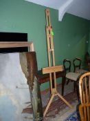 A large Windsor and Newton Artist's easel.