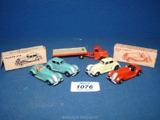 A small quantity of Britains Vehicles including two boxed Lilliput World '00' and 'H0' gauge