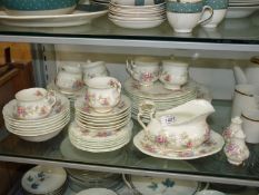 A large quantity of Royal Albert 'Colleen' tea and dinner service including six cups and saucers,