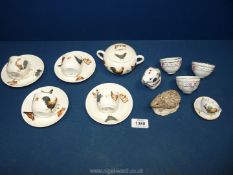 A small quantity of china including Royal Crown Derby Dormouse (no stopper),