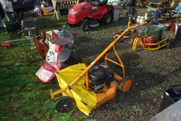 An AS21 2HI/4T mulching Mower with Briggs & Stratton engine, good compression.