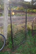 Two wrought iron Driveway Gates, 116" overall x 36" high..