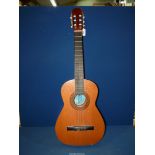 A mixed wood Spanish guitar by B.M. Classic.