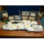 A quantity of World stamp First day covers in albums and loose, 100's.