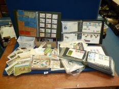 A quantity of GB stamps/covers in albums and on leaves, mint/used.