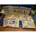 A box containing 126 Beano comics from 1989/90/91/96 & 1998.