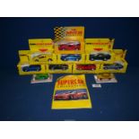 A quantity of model cars from "Sports Car Collection" including Lotus, Lamborghini, Ferrari,