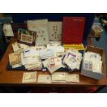 A quantity of commonwealth Stamps, covers, etc.