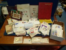 A quantity of commonwealth Stamps, covers, etc.