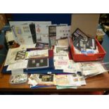 A quantity of stamps for Channel Islands/Isle of Man in two boxes. (Mint and used, 1000's).