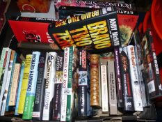 A box of Books including Andy McNab Bravo two Zero,