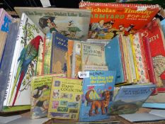 A quantity of children's books including Ladybird books Ivanhoe, Wild Animals,