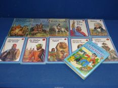 Ten Ladybird Books in the History series including Napoleon, King Alfred the Great, Nelson etc,