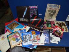 Theatre programmes including Beatles By Royal Command, The Spinners (signed),