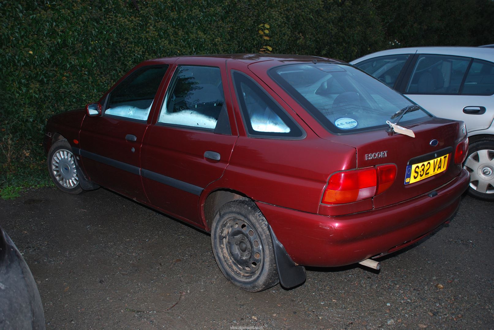 A very low mileage for its age Ford Escort 1,597 c.c.