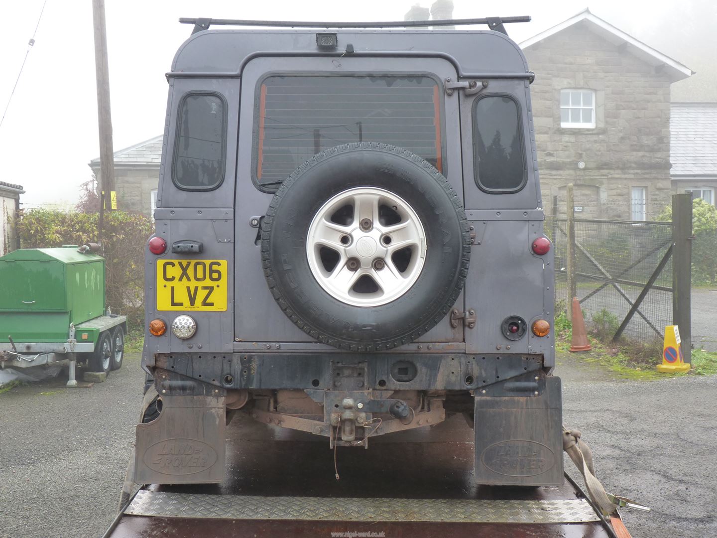 A Land-Rover Defender 90 short wheel-base TD5 Diesel-engined hardtop in metallic grey/ gunmetal and - Image 4 of 7