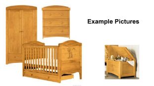 A Toys R Us / Babies R Us Disney Winnie The Pooh Nursery Furniture set comprising Metamorphic Cot /
