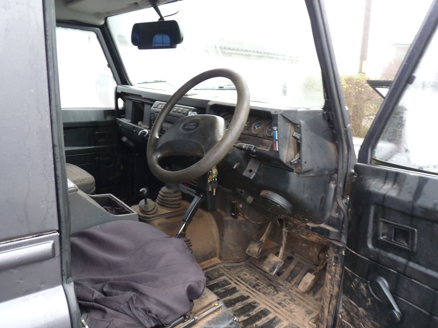 A Land-Rover Defender 90 short wheel-base TD5 Diesel-engined hardtop in metallic grey/ gunmetal and - Image 6 of 7