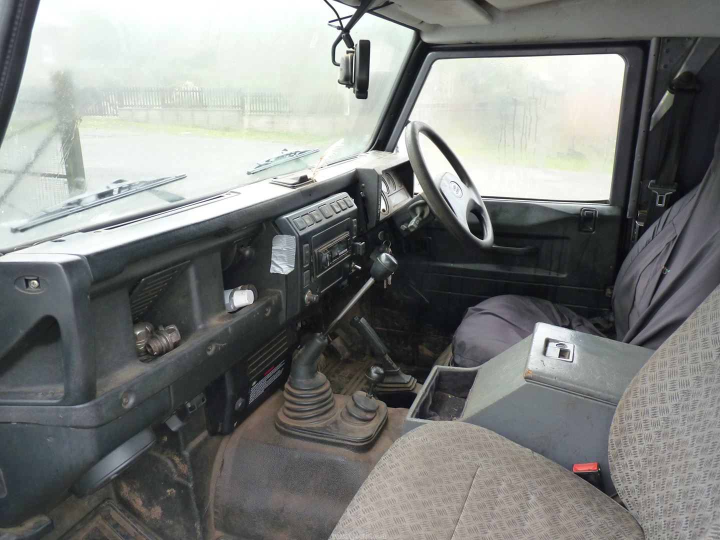 A Land-Rover Defender 90 short wheel-base TD5 Diesel-engined hardtop in metallic grey/ gunmetal and - Image 5 of 7